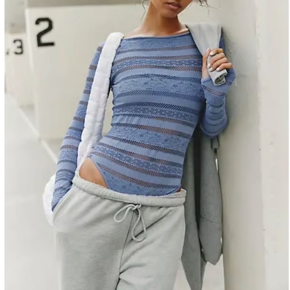 2. NWOT Free People Take On Me Bodysuit